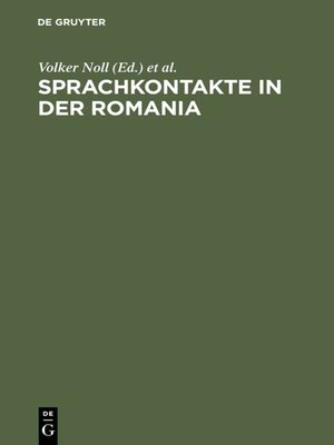 cover image of Sprachkontakte in der Romania